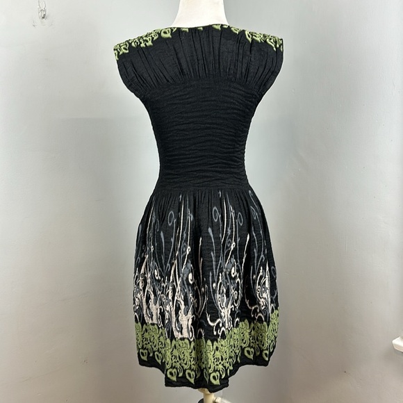 NWOT Max Edition Ruched Bodice Fit & Flare Embroidered Fairy Grunge Dress Sz XLP - Picture 5 of 12